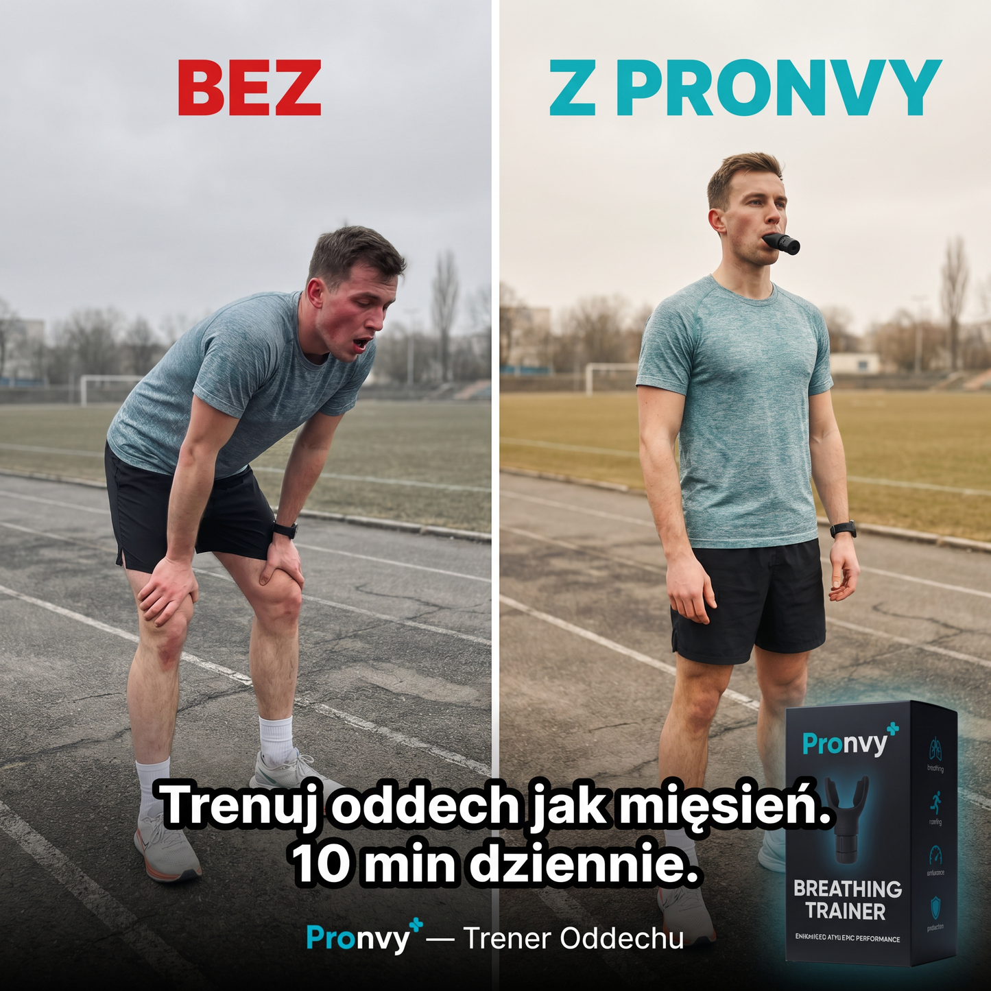 Pronvy™ Trener Oddechu — Wzmocnij Przeponę w 10 Minut Dziennie
