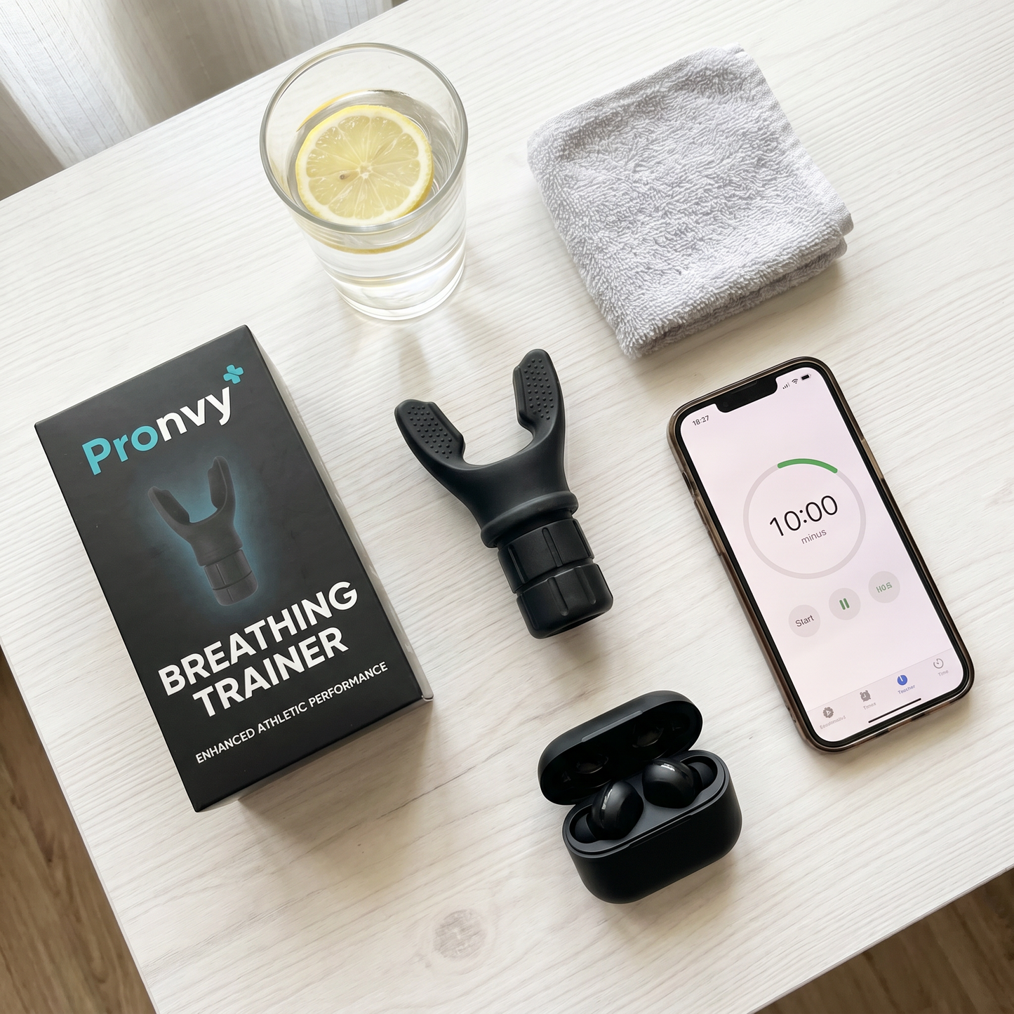Pronvy™ Trener Oddechu — Wzmocnij Przeponę w 10 Minut Dziennie
